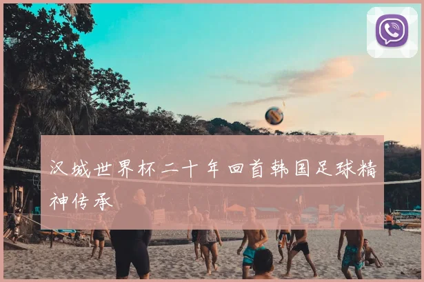 汉城世界杯二十年回首韩国足球精神传承